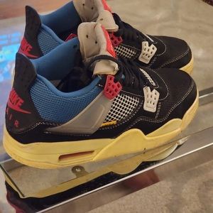 JORDAN UNION 4's OFF NOIR